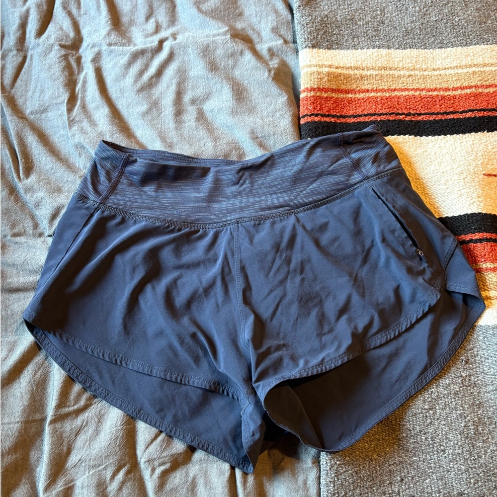 Outdoor Voices Dark Blue Athletic Shorts